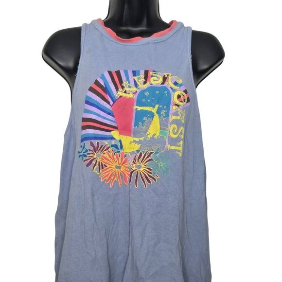 We The Free Women's Size Medium Tank West Coast Boho Festival Graphic Top - Picture 1 of 5